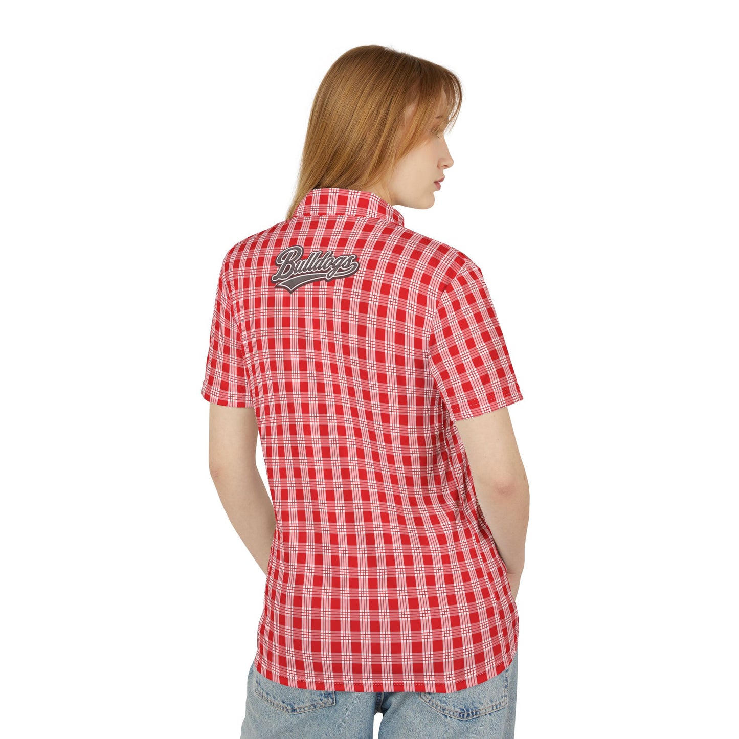 Red Palaka Polo Shirt