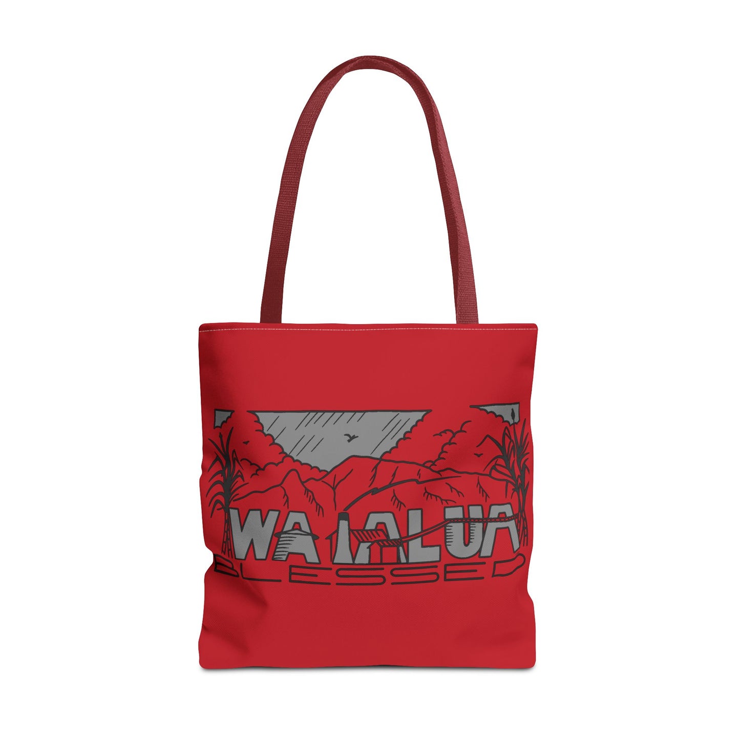 BLESSED Waialua Bulldogs Red Tote