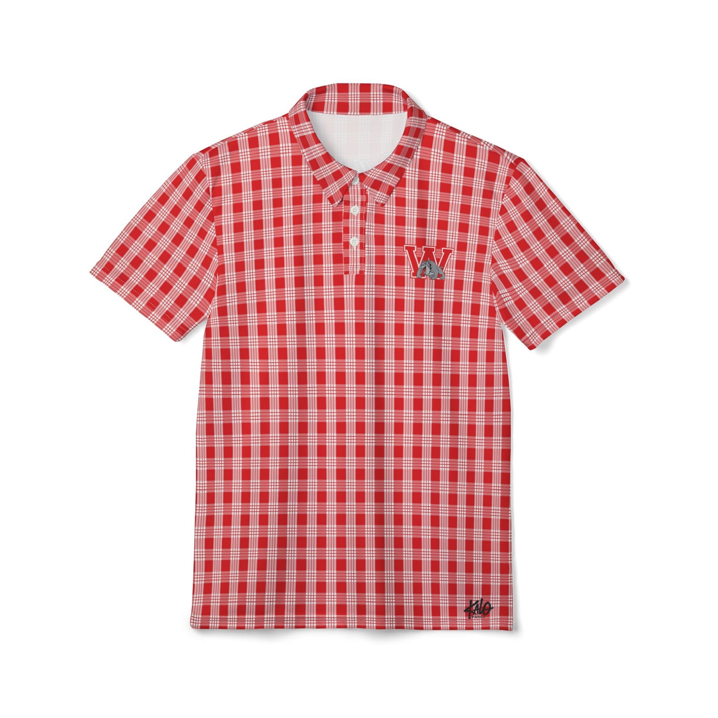 Red Palaka Polo Shirt