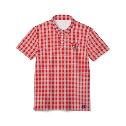 Red Palaka Polo Shirt