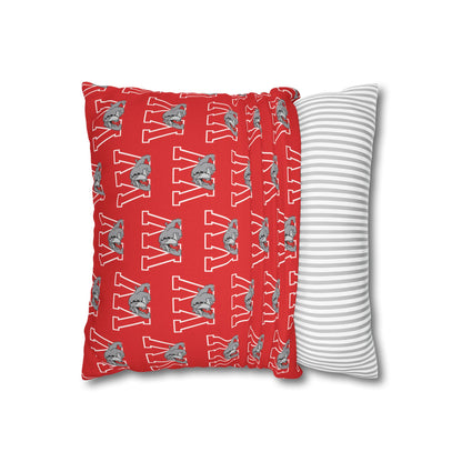 Bulldog W Throw Pillow Cover