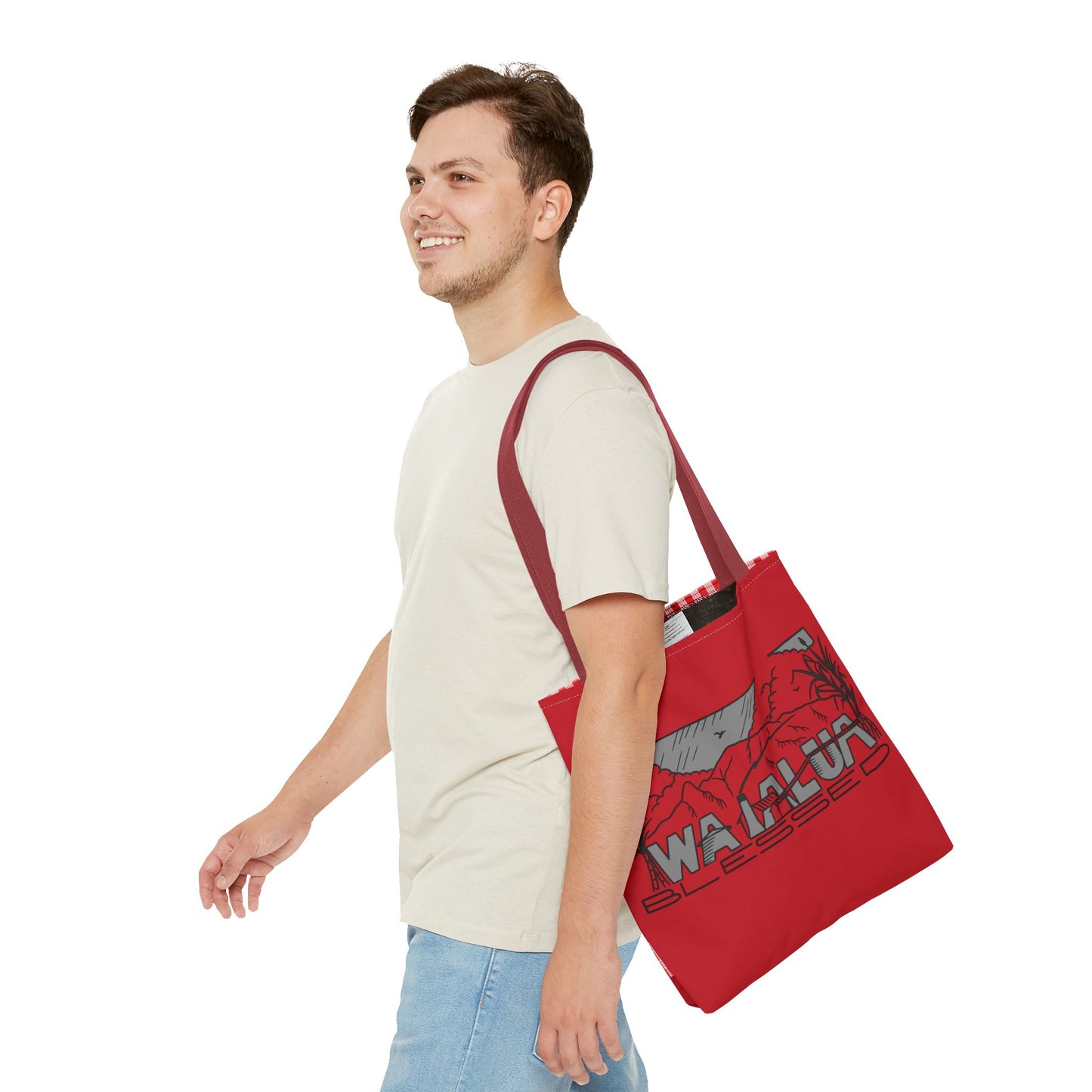 BLESSED Waialua Bulldogs Red Tote