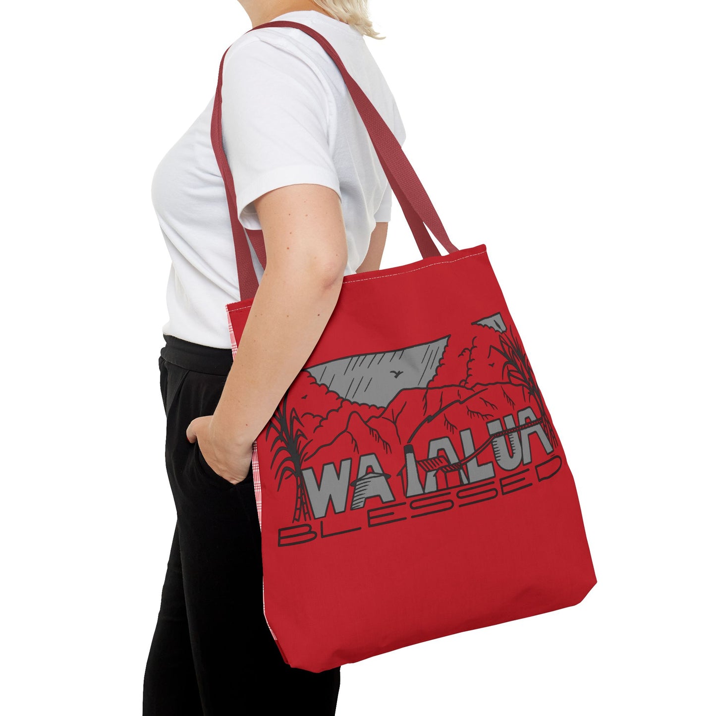 BLESSED Waialua Bulldogs Red Tote