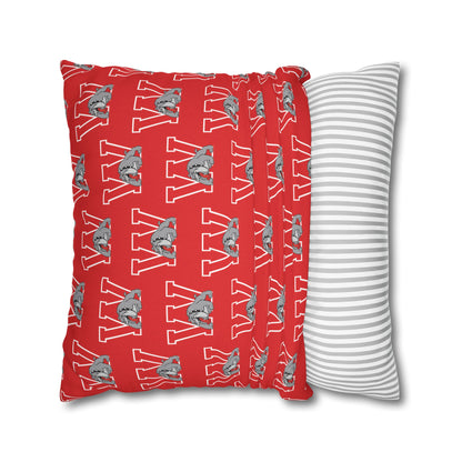 Bulldog W Throw Pillow Cover