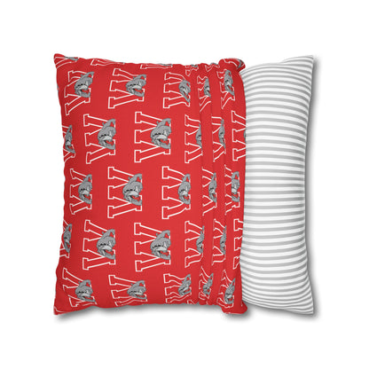 Bulldog W Throw Pillow Cover