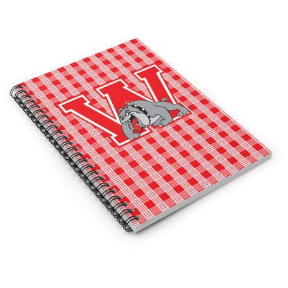 Bulldog 'W' Palaka Spiral Notebook
